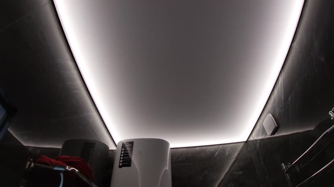 Вариации освещения на натяжном потолке